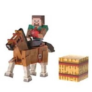 Picture of Minecraft Steve + koń