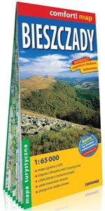 Obrazek Bieszczady laminowana mapa turystyczna 1:65 000