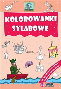 Obrazek Kolorowanki sylabowe Sylaby ze spółgłoskami F,W