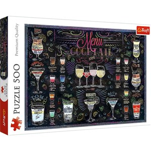 Obrazek Puzzle 500 Karta drinków 37452