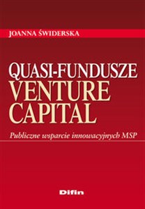 Picture of Quasi fundusze venture capital Publiczne wsparcie innowacyjnych MSP