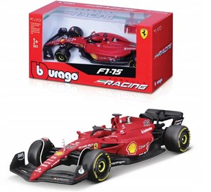 Obrazek Bolid F1 Ferrari F1-75 2022 Leclerc 1:43 BBURAGO