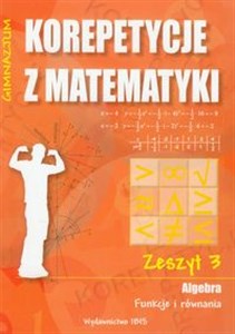 Obrazek Korepetycje z matematyki 3 Algebra Funkcje i równania Gimnazjum