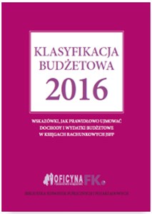 Picture of Klasyfikacja budżetowa 2016