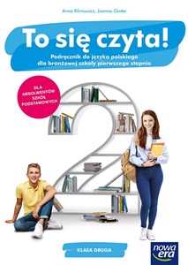 Obrazek To się czyta! 2 Język polski Podręcznik Szkoła branżowa Szkoł ponadpodstawowa