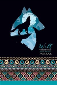 Picture of Notatnik ozdobny 143x210/64K kratka Wilk