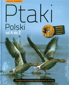 Obrazek Ptaki Polski od A do Ż + CD 248 gatunków ptaków spotykanych w Polsce