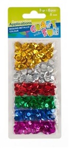 Picture of Cekiny metaliczne kółka 8mm mix