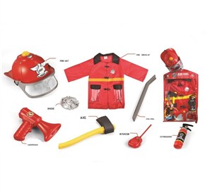 Obrazek Strój strażaka z akcesoriami