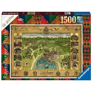 Picture of Puzzle 1500 Mapa Hogwartu