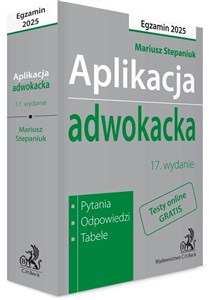 Picture of Aplikacja adwokacka 2025. Pytania, odpowiedzi, tabele + dostęp do testów online