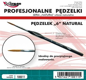 Picture of Pędzelek natural 6
