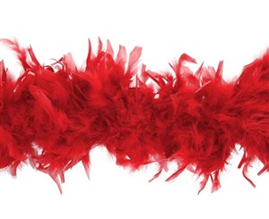 Obrazek Boa czerwone 180cm 40g