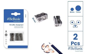 Obrazek Temperówka metalowa 2szt