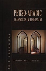 Obrazek Perso-Arabic loanwords in Hindustani Part II. Linguistic study