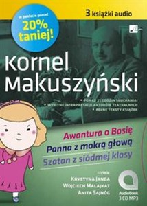Picture of [Audiobook] Kornel Makuszyński - 3 książki audio Pakiet  Awantura o Basię / Panna z mokrą głową / Szatan z siódmej klasy