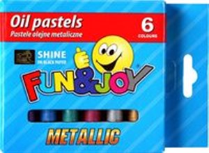 Obrazek Pastele olejne metaliczne 6 sztuk