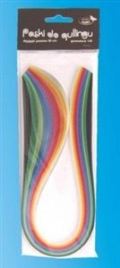 Obrazek Paski do quillingu 3mmx50cm pastelowe 100szt