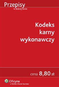 Obrazek Kodeks karny wykonawczy