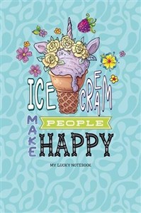 Picture of Notatnik ozdobny 143x210/64K linia Lody