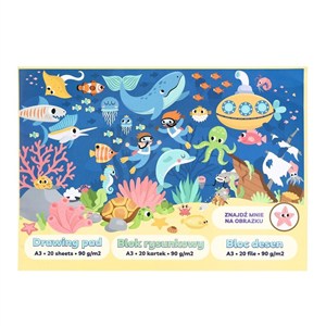Obrazek Blok rysunkowy A3/20K 90g Głębiny