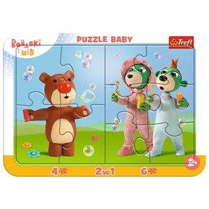 Obrazek Puzzle ramkowe Baby Zabawne Bobaski  80026