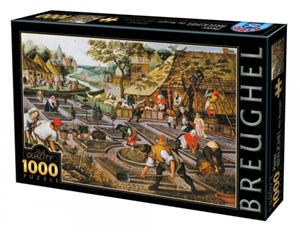 Obrazek Puzzle 1000 Brueghel, Cztery pory roku - Wiosna