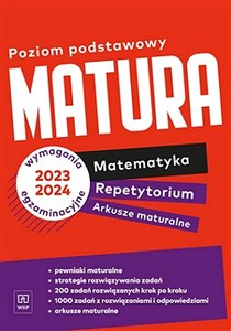 Picture of Nowe Repetytorium 2023 matematyka arkusze maturalne zakres podstawowy