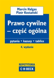 Obrazek Prawo cywilne część ogólna Pytania Kazusy Tablice