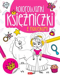 Obrazek Księżniczki Kolorowanka z naklejkami