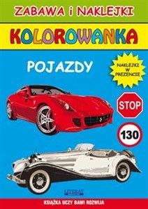 Picture of Pojazdy Zabawa i naklejki. Kolorowanka