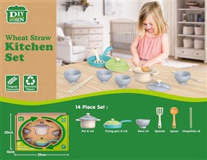 Picture of Zestaw kuchenny z bioplastiku 14el