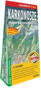 Picture of Karkonosze Mapa panoramiczna laminowana mapa turystyczna 1:33 000