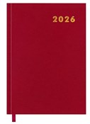Pokaż szczegóły dla Kalendarz książkowy 2026 A5 czerwony EASY polish book : Kalendarz ...