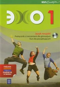 Picture of Echo 1 Język rosyjski Podręcznik z ćwiczeniami z płytą CD Kurs dla początkujących Gimnazjum