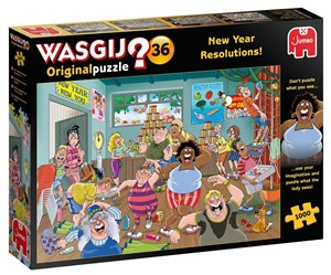 Picture of Puzzle Wasgij Original Postanowienia noworoczne 1000