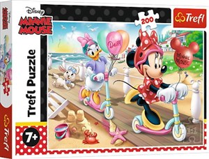 Obrazek Puzzle 200 Minnie na plaży Disney