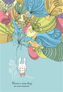 Obrazek Notatnik ozdobny 143x210/80K kratka Balony