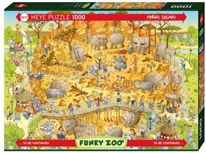 Obrazek Puzzle 1000 Funky ZOO, Afrykańskie ZOO