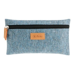 Picture of Piórnik kosmetyczka płaski Greenline Blue