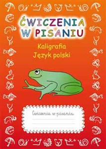 Obrazek Ćwiczenia w pisaniu Kaligrafia Język polski (z żabą)