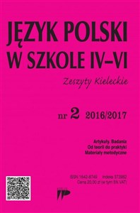 Picture of Język Polski w Szkole IV-VI nr 2 2016/2017