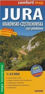Obrazek Jura Krakowsko-Częstochowska Część południowa laminowana mapa turystyczna 1:52 000