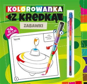 Picture of Kolorowanka z kredką Zabawki