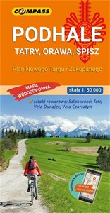 Obrazek Podhale Tatry Orawa Spisz Mapa 1:50 000 Plan Nowego Targu i Zakopanego