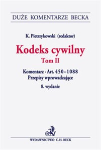 Picture of Kodeks cywilny Tom 2 Komentarz do art. 450-1088. Przepisy wprowadzające