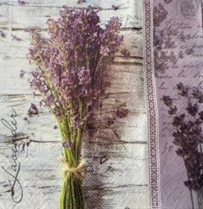 Obrazek Serwetki Lawenda 33x33cm 20szt