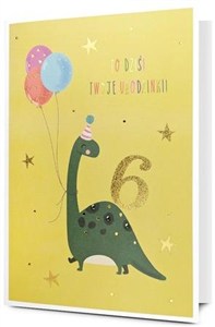 Picture of Karnet B6 Urodziny 6