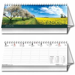 Picture of Kalendarz 2026 biurkowy poziomy