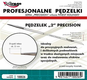 Obrazek Pędzelek Precision Kolinsky 2